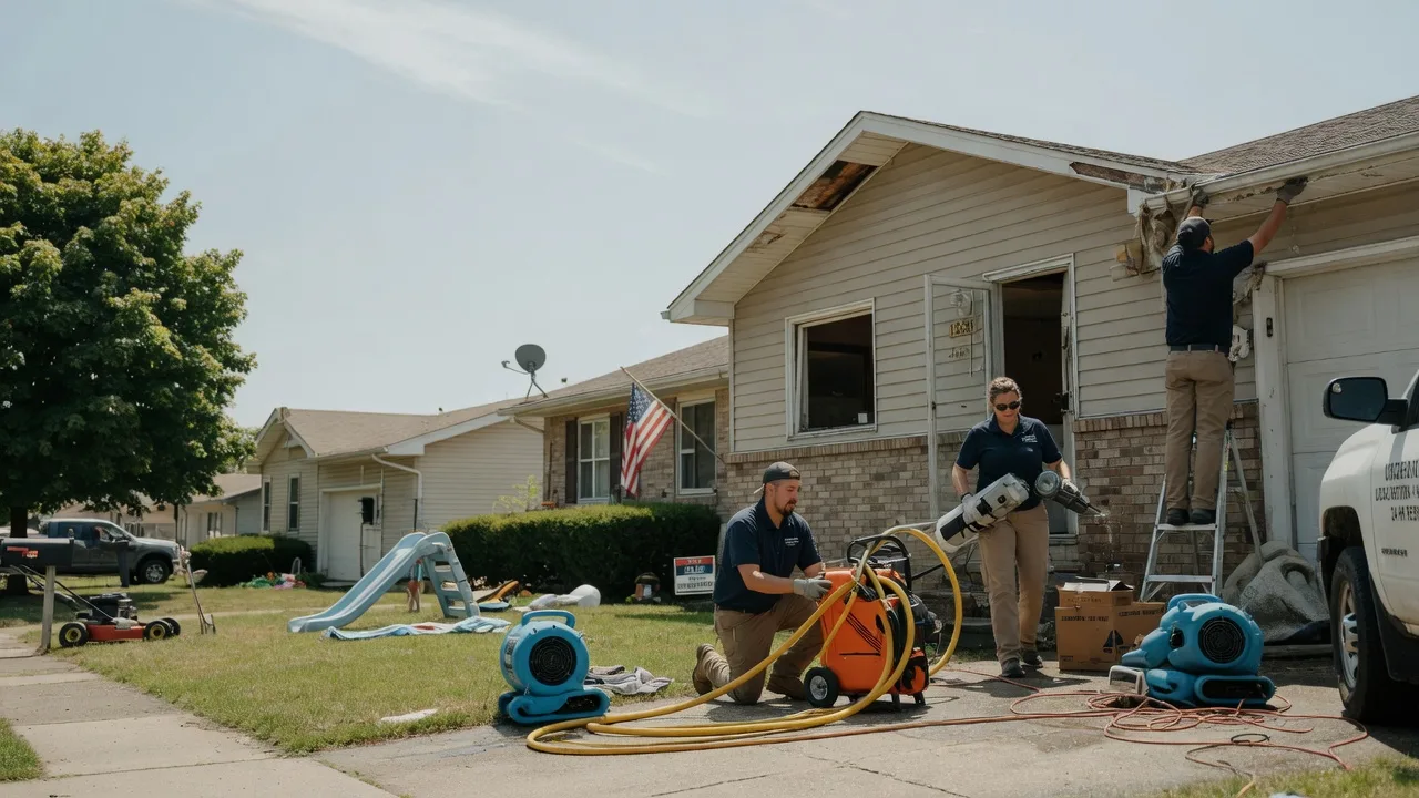 Water Damage Restoration in St John, KS near me